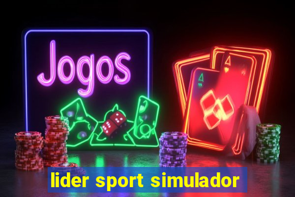 lider sport simulador